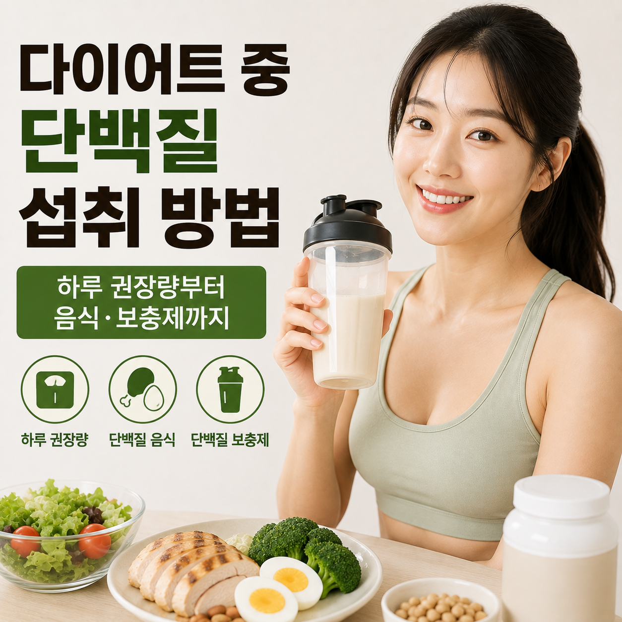 단백질 섭취 방법