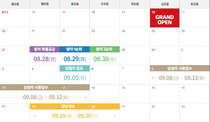 분양일정