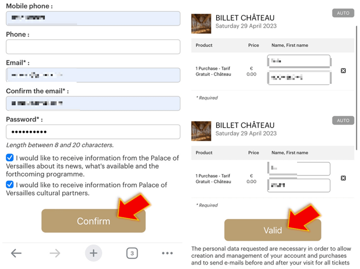 약관동의-후-인원-영문명-작성하기