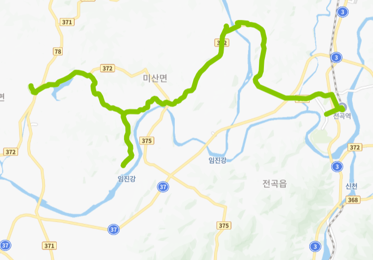 연천-58-5번-버스-노선-지도