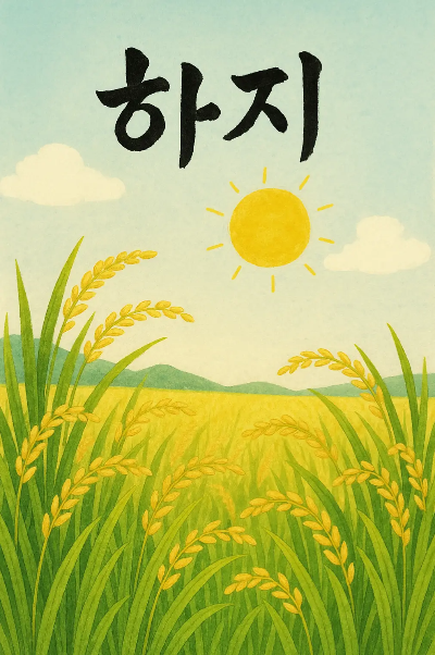 하지-벼-해-들판