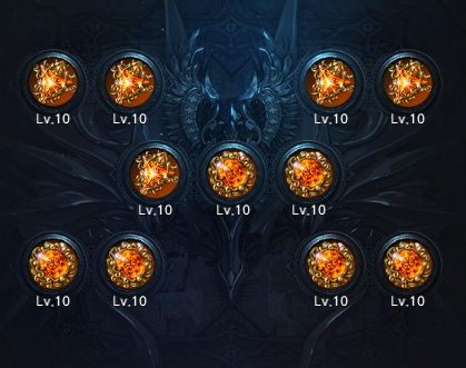 버스트 블레이드 보석 셋팅