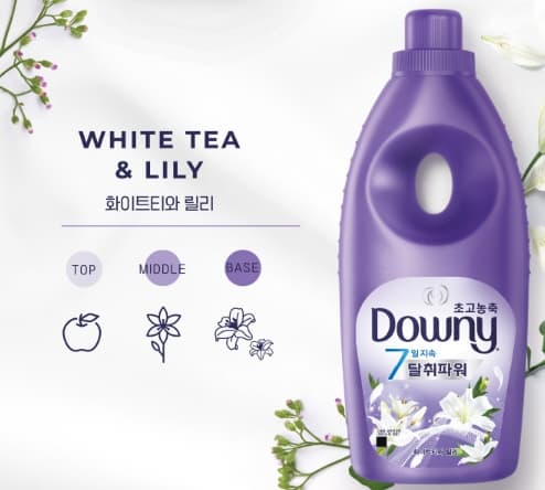 다우니 섬유유연제 탈취파워 제품 사진