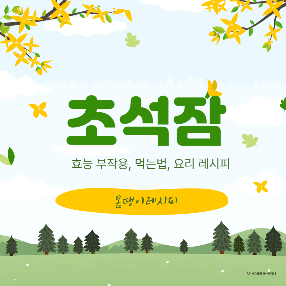 초석잠 효능 부작용 총정리 썸네일