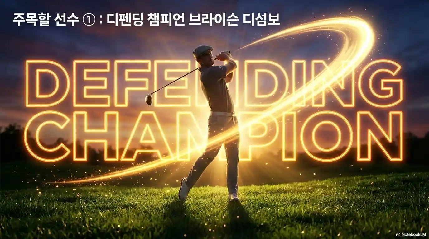 디펜딩 챔피언 브라이슨 디섐보 2025 LIV 골프 코리아 우승자 부산 2연패 도전