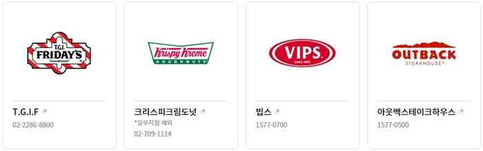 롯데백화점상품권-외식