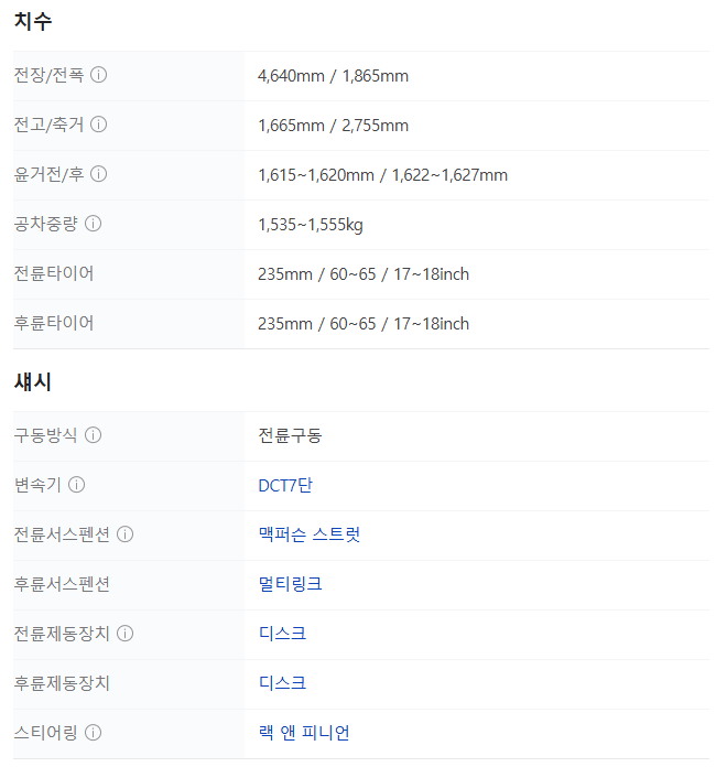 2025 투싼 제원