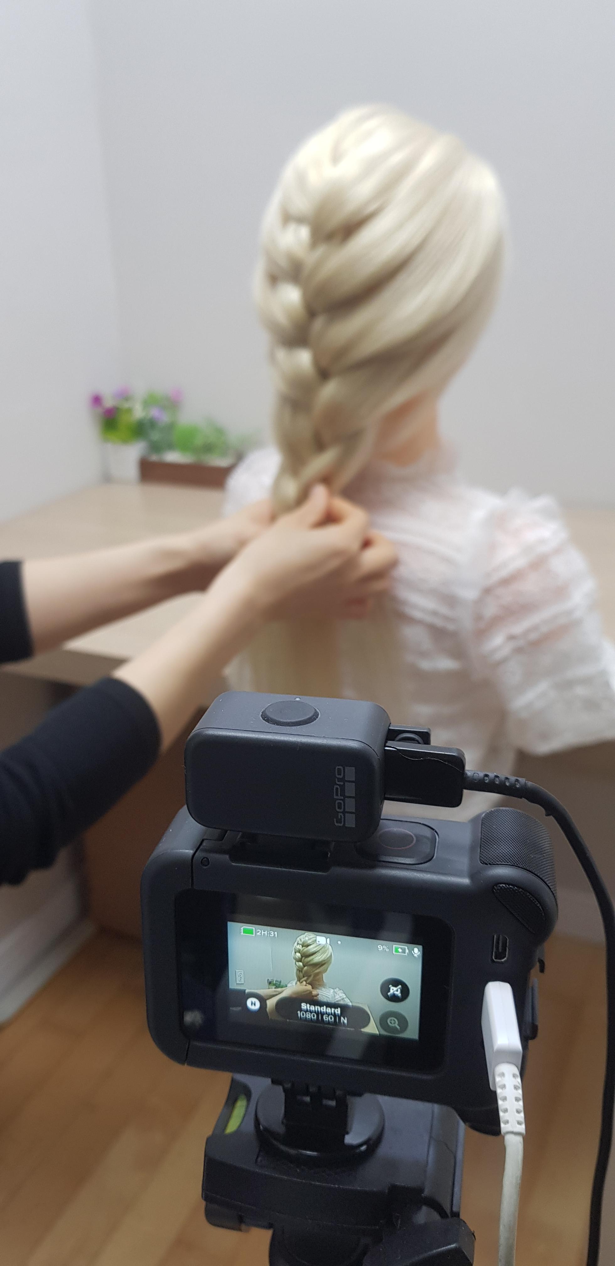 겨울왕국 엘사 헤어스타일