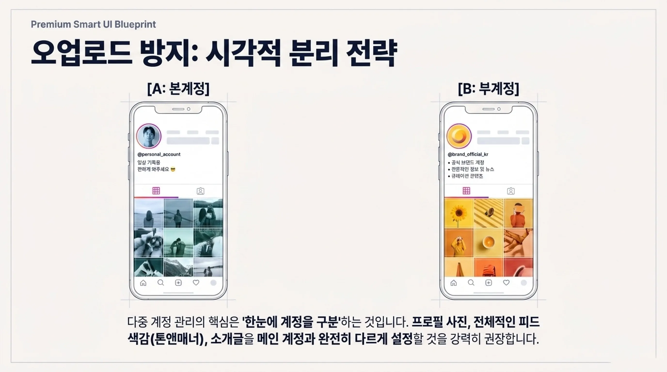 인스타그램 부계정 관리