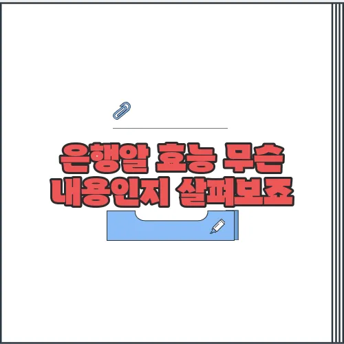 은행알 효능 무슨 내용인지 살펴보죠