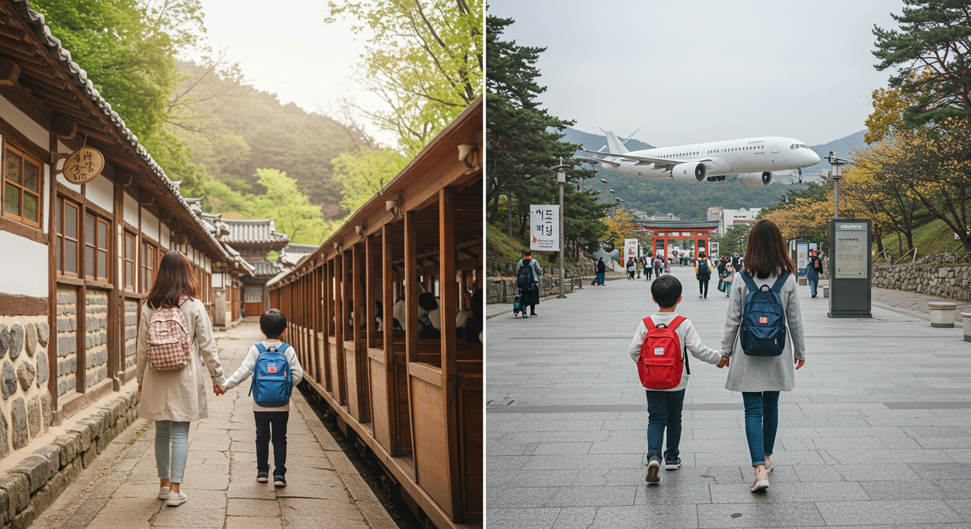 국내vs해외여행 엄마아들 어디로갈까?