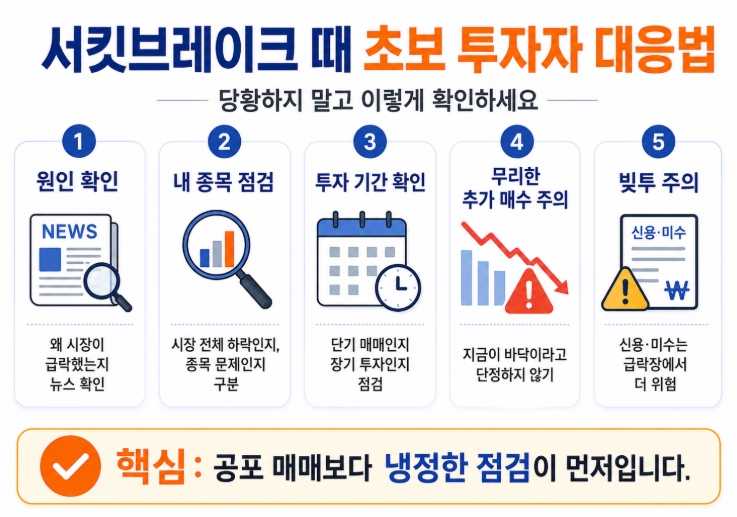 주식 서킷브레이크 뜻과 발동 기준 쉽게 정리
