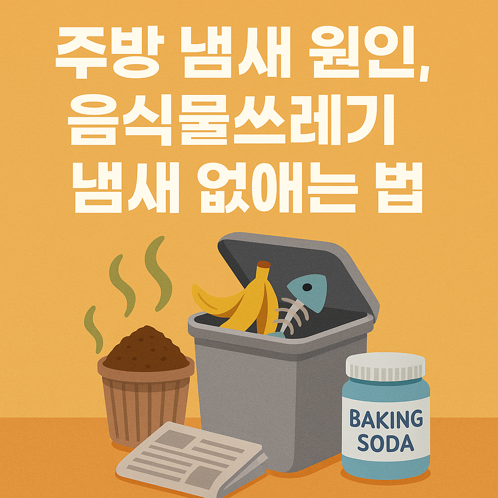 음식물쓰레기 냄새 없애는 법