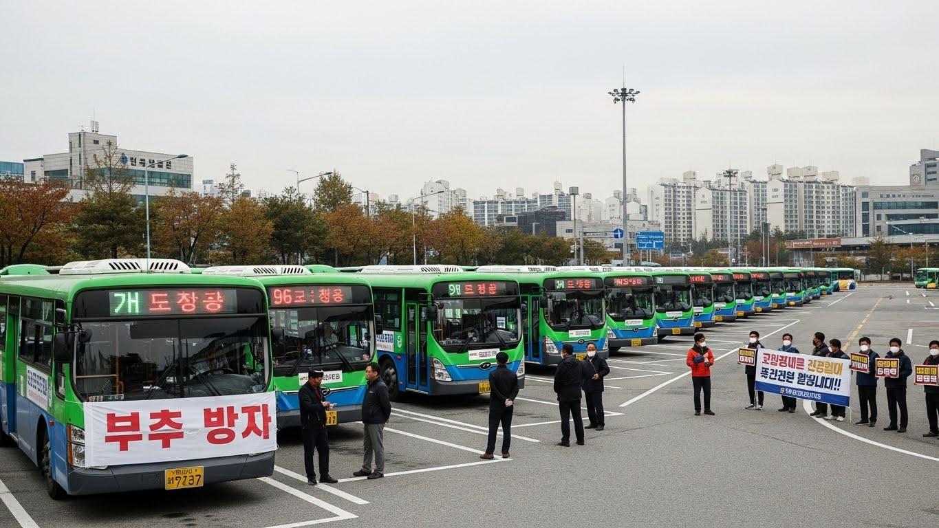 버스 파업 경기도