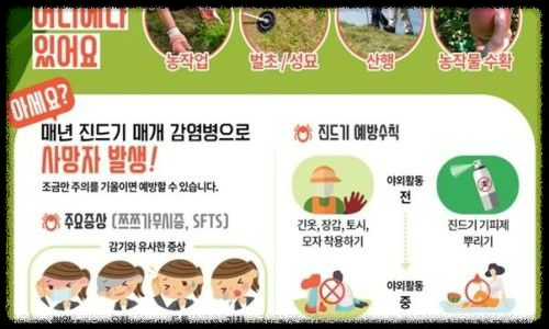가을철 진드기 감염병 주의보: 예방 방법과 대처 요령