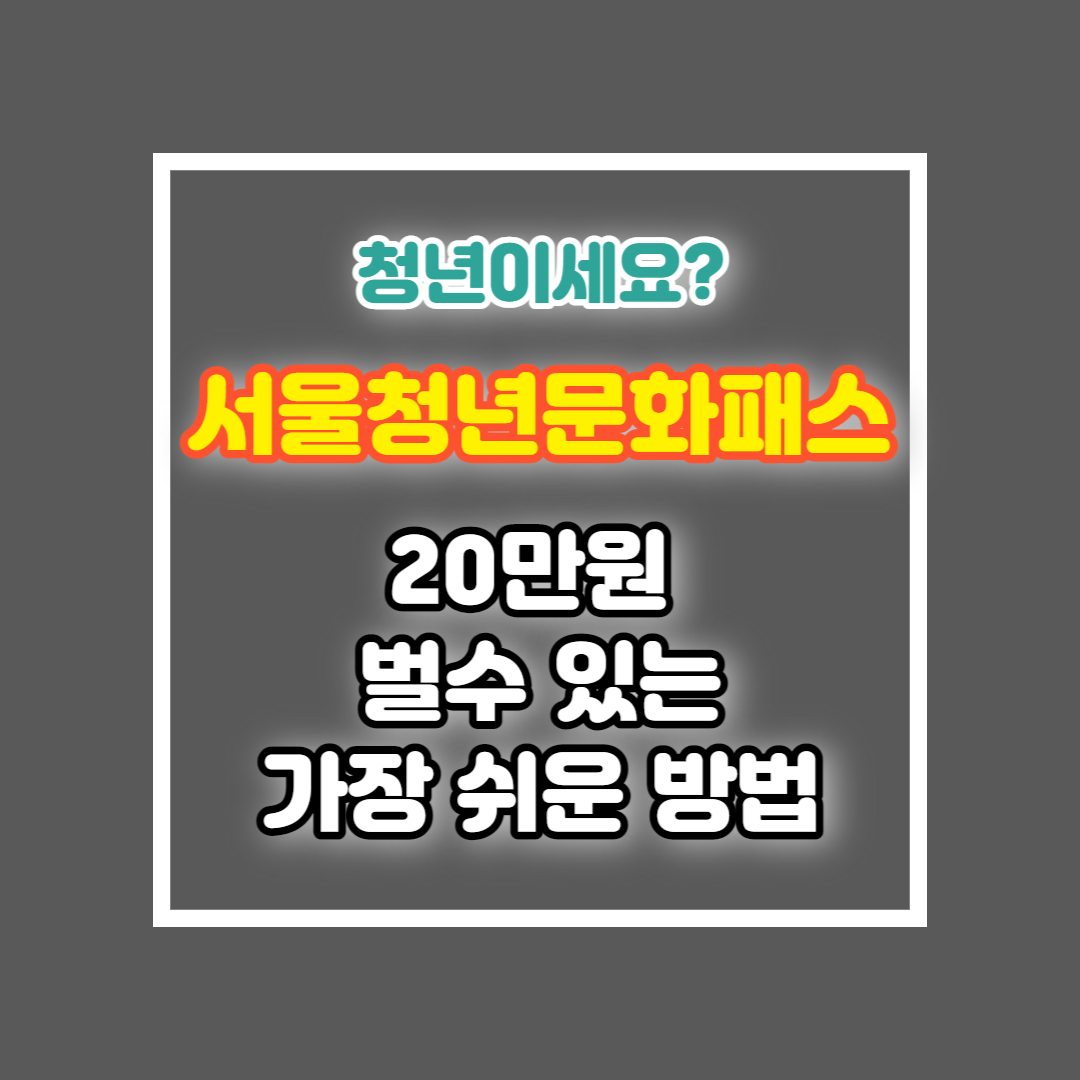 서울청년문화패스