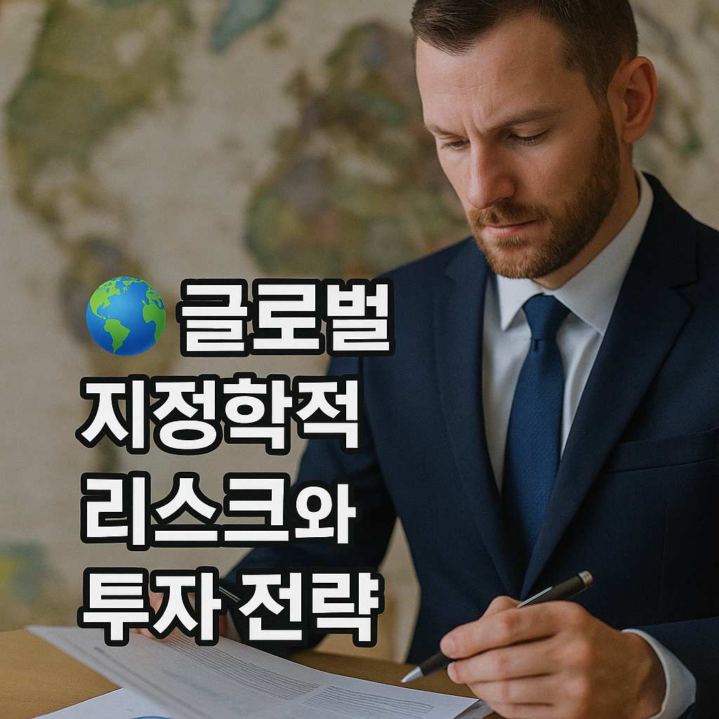 🌍 글로벌 지정학적 리스크와 투자 전략 – 2025년 시장을 흔드는 리스크와 현명한 자산 배분법 총정리