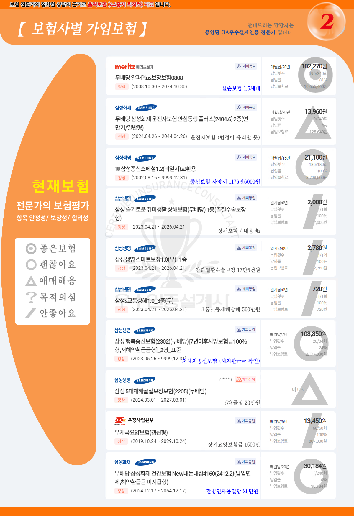 이진영님모든보험