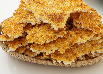 누룽지 건조시키는 모습