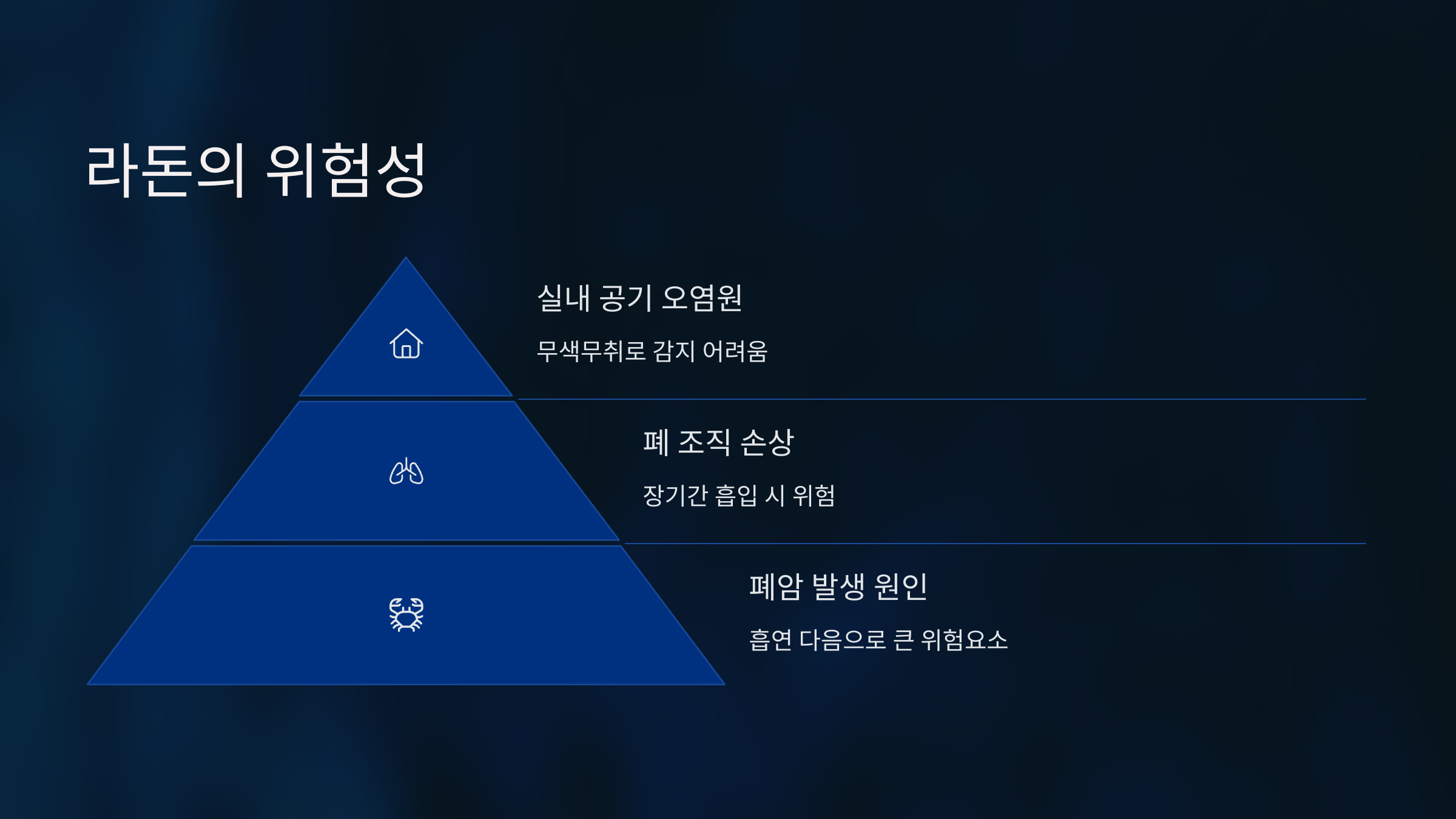 라돈의 위험성