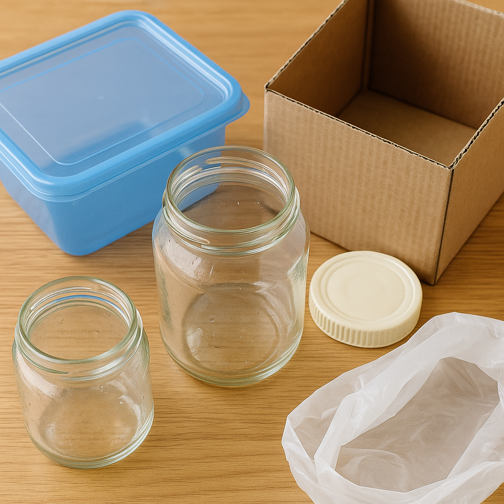 재활용 가능한 포장재, 깨끗이 세척해 다시 쓰는 방법