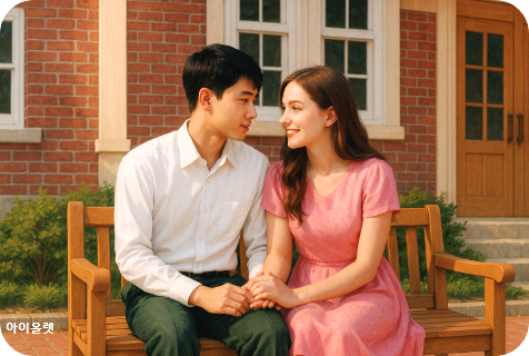 비키는 그 모습이 우스운지 깔깔 웃으며 연오를 바라보았다.