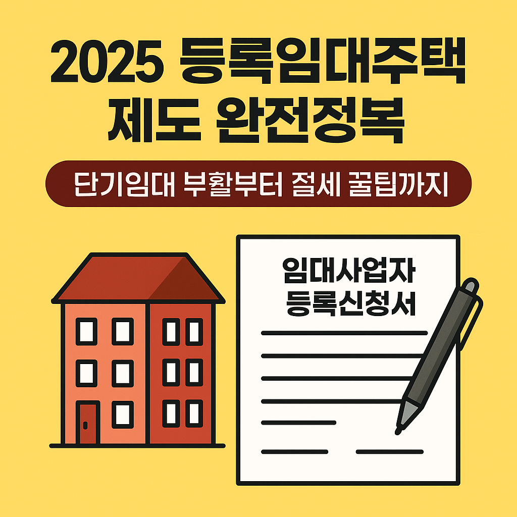 등록임대주택 2025 개정안