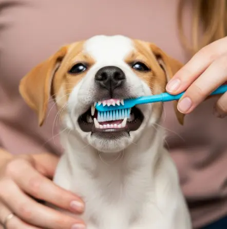 강아지 양치질해도 입냄새 나는 이유