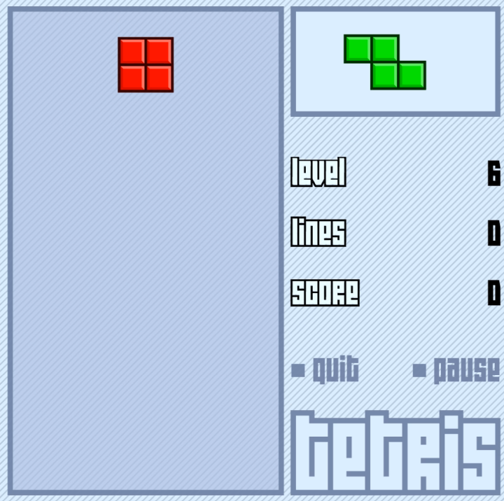 테트리스-플래시게임-시작-화면