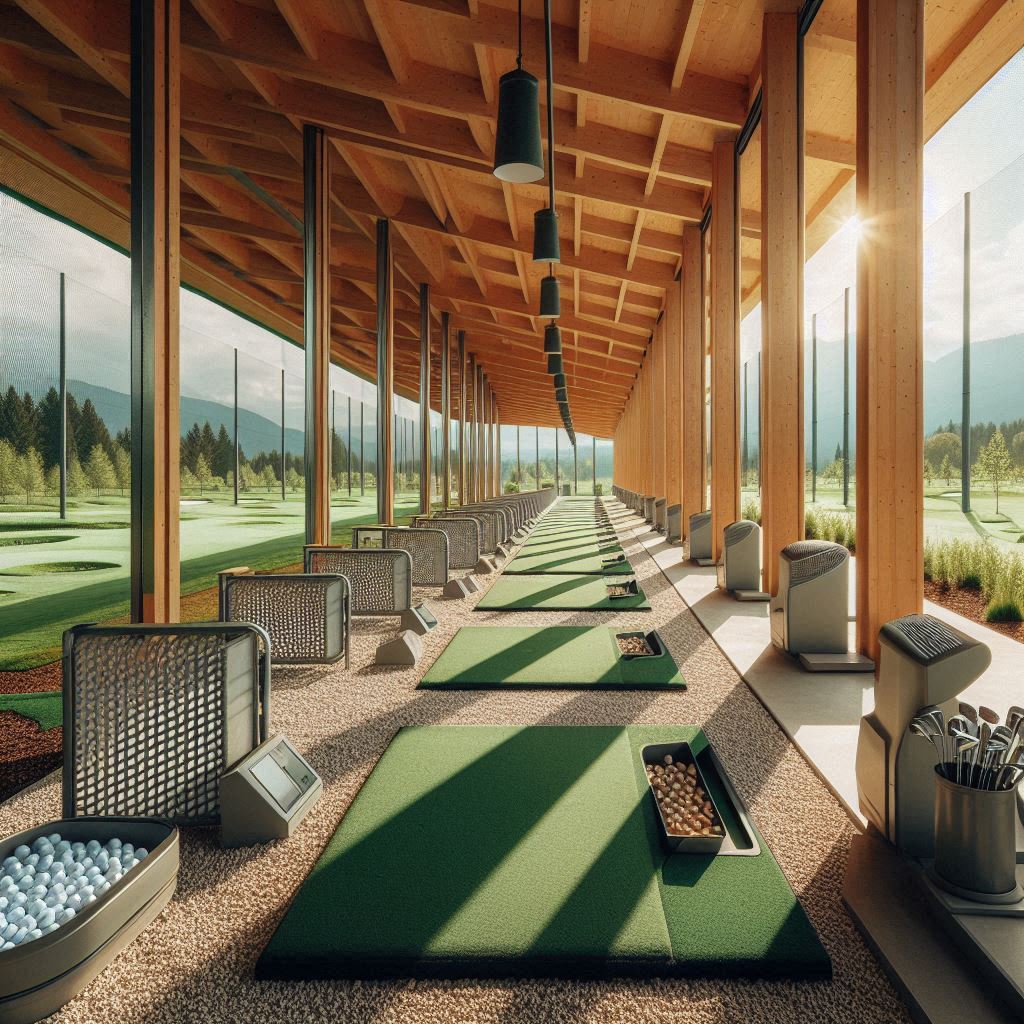 실외골프연습장 배경