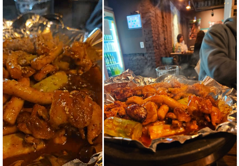 매콤달콤한 양념이 쏙 배어있는 04판 대학로점의 양념 숯불바베큐