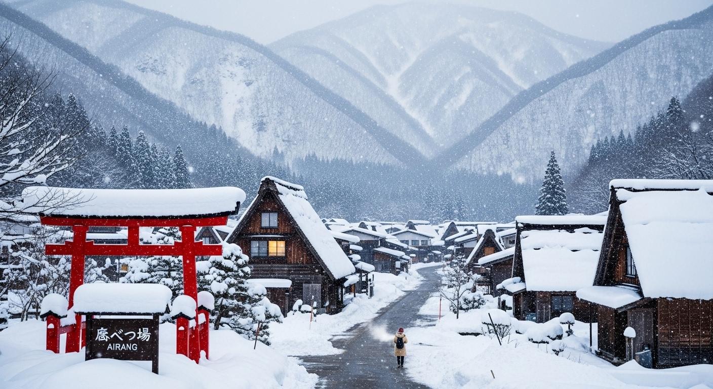 일본 겨울 여행지 아이랑