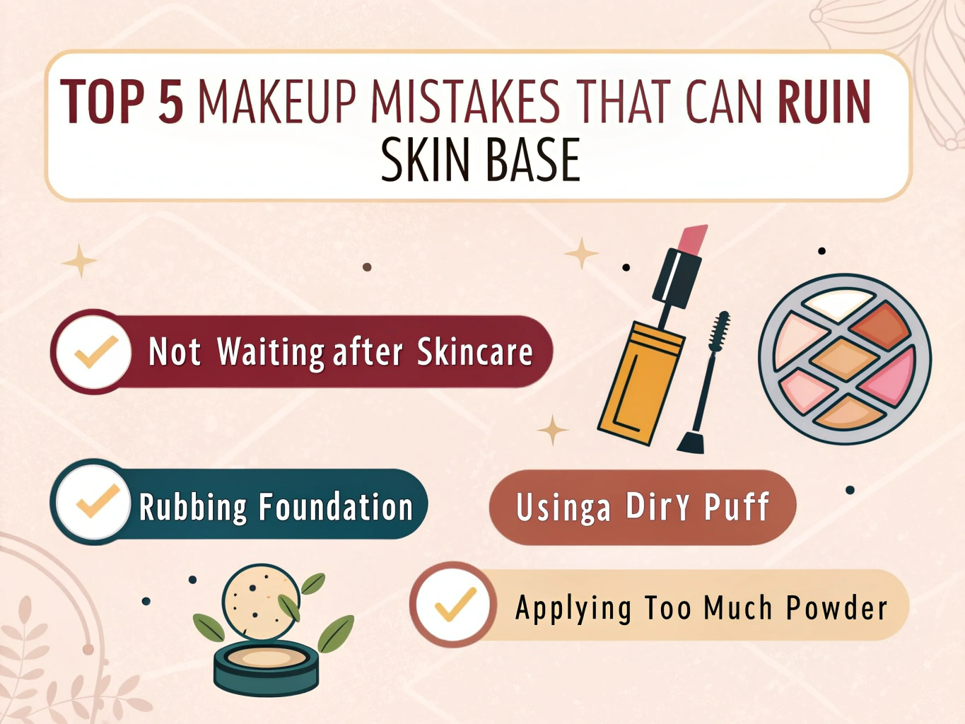 베이스 메이크업 순서