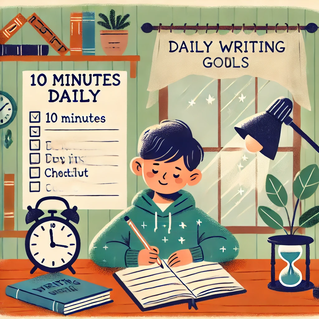 초등학생 글쓰기 습관(2) : 하루 10분 글쓰기 계획 세우기