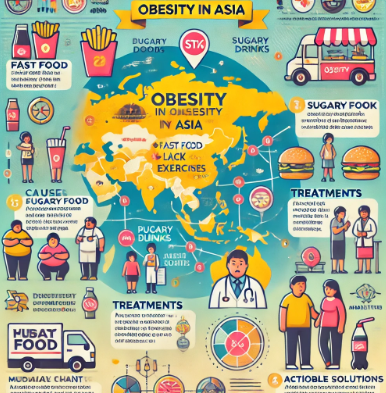 아시아 비만 현황에 관한 사진