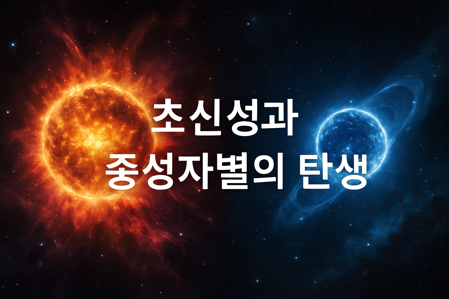 초신성과 중성자별의 탄생