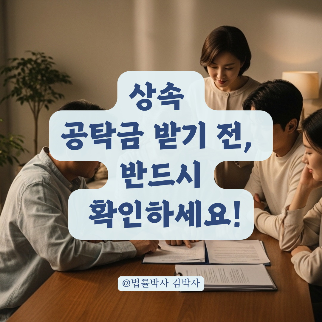 상속인지 모르고 공탁금 받았다가 낭패? 한정승인으로 대응하는 방법.