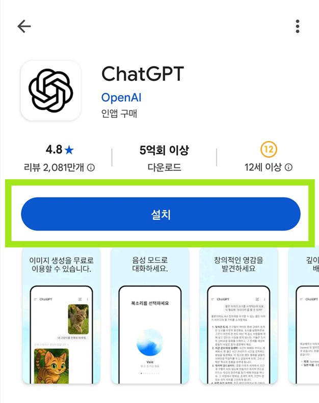 방법 5: 설치 버튼 누르기