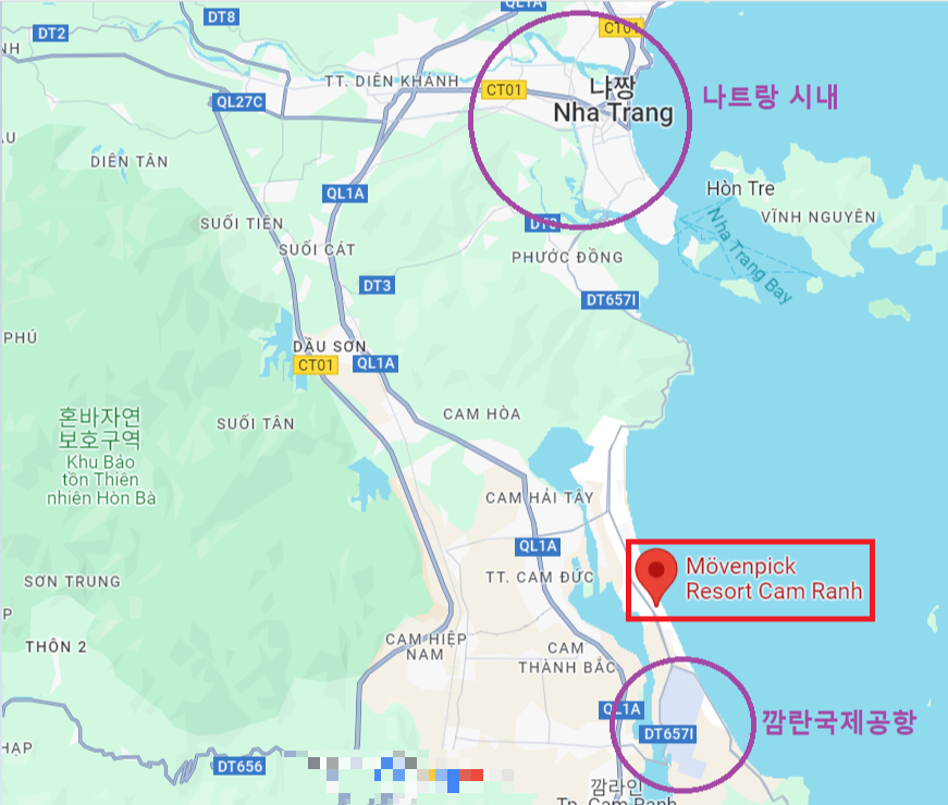 나트랑-지도