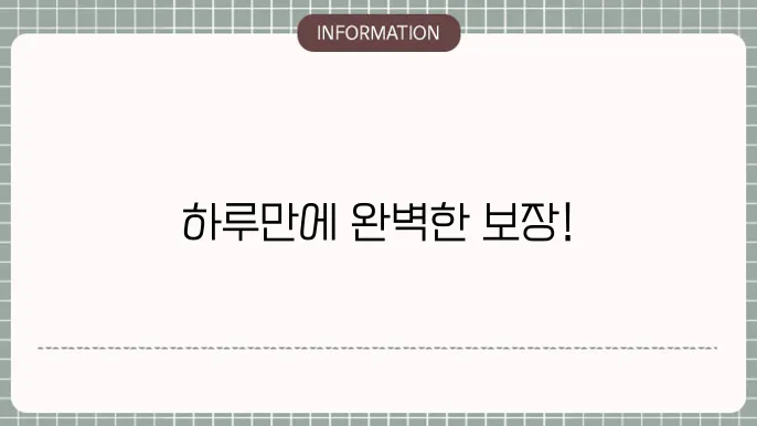 자동차보험 1일 보험 - 단기 가입 c29법 내용