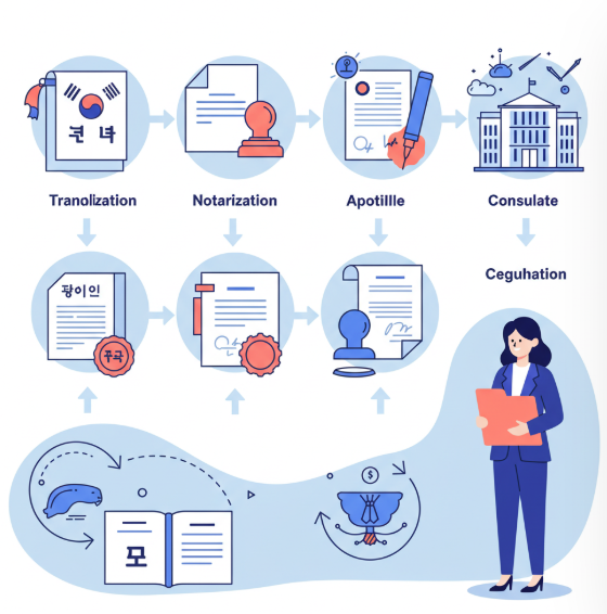 번역·공증·아포스티유·영사확인