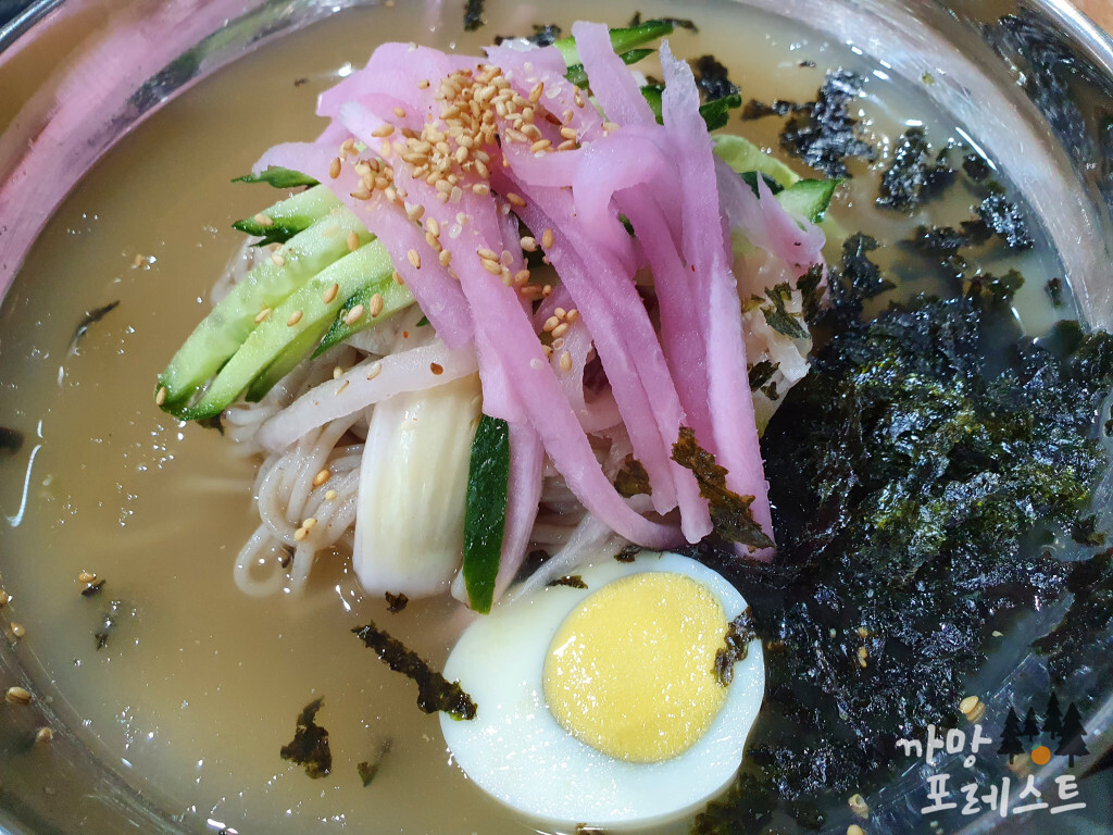 평창 메밀 막국수 물막