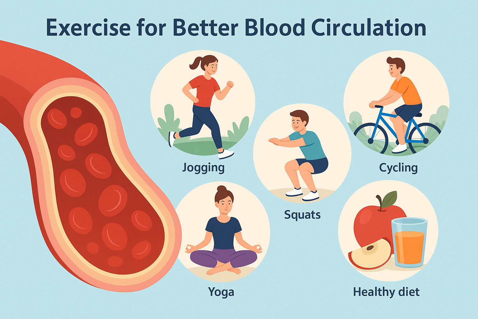 혈액순환 및 운동루틴이미지
