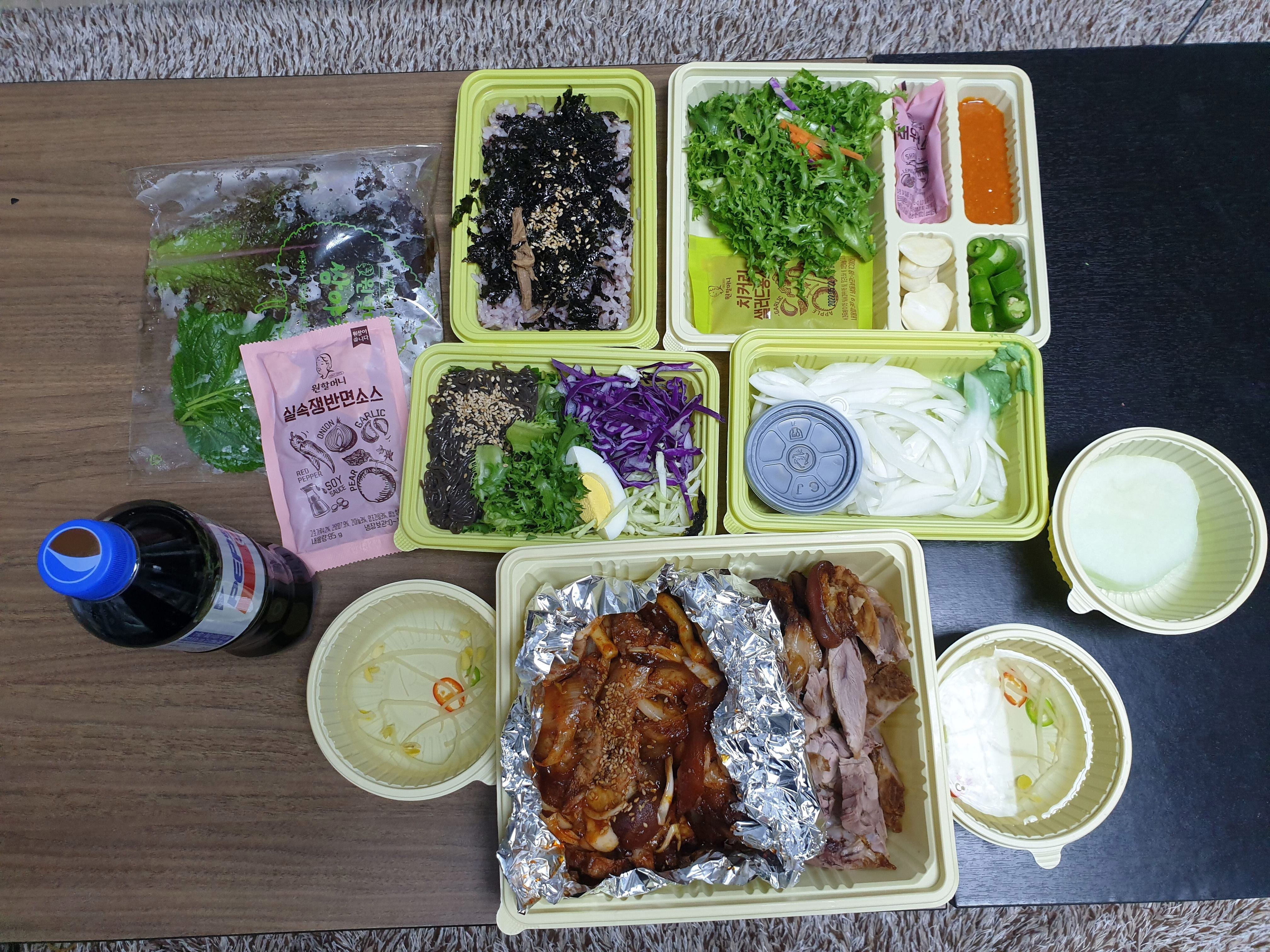 반반족발 세팅