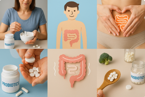 유산균과 장건강 이미지