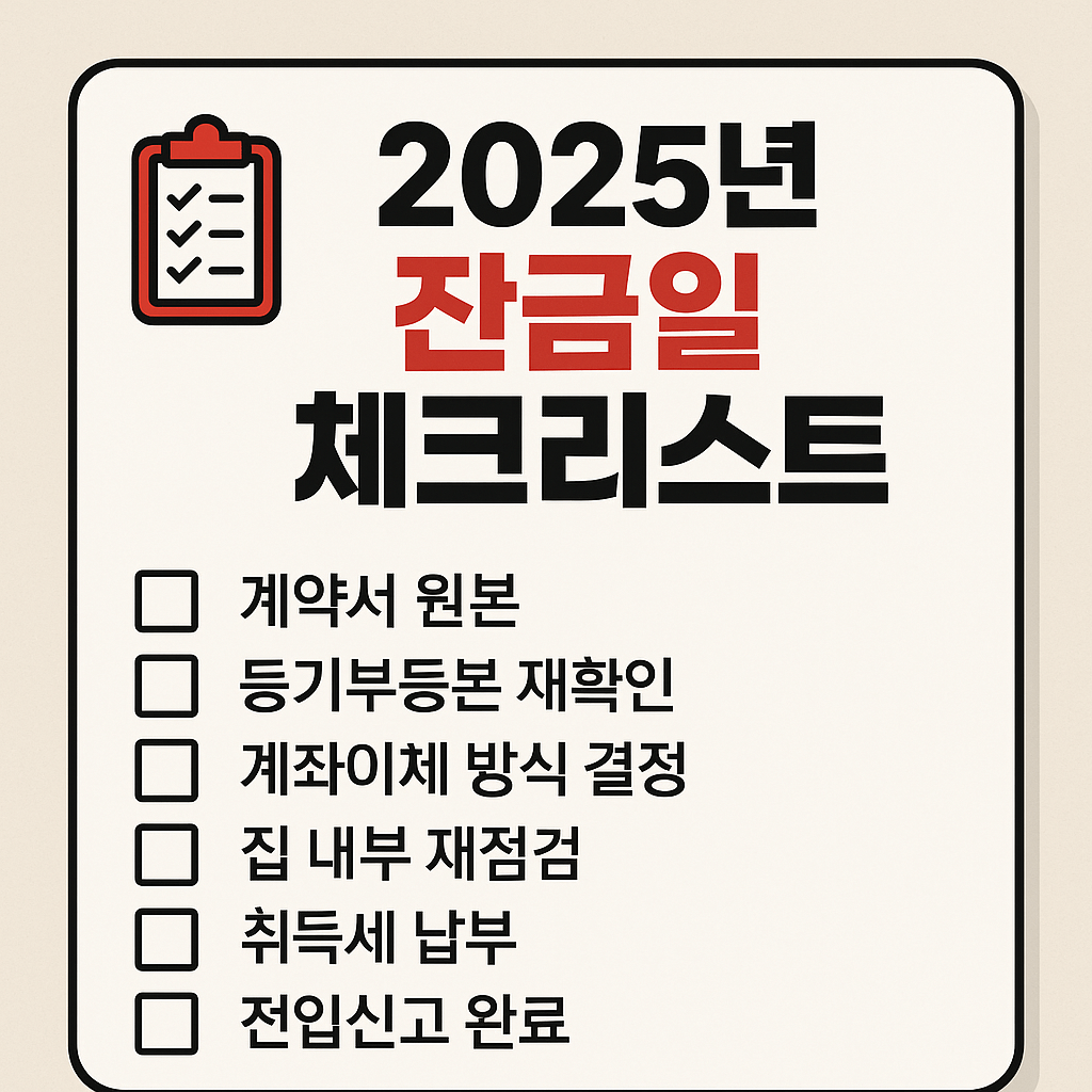 잔금 프로세스