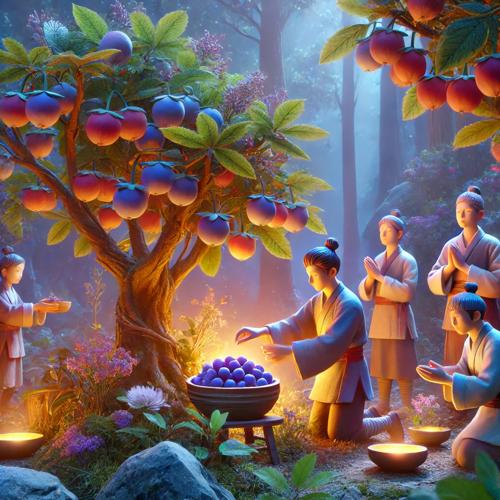 숲에서의 감사의 기도