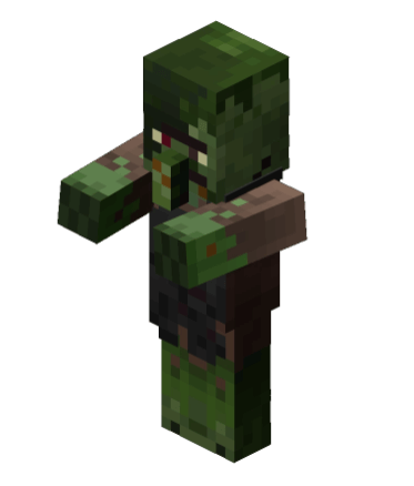 마인크래프트의 주민 좀비