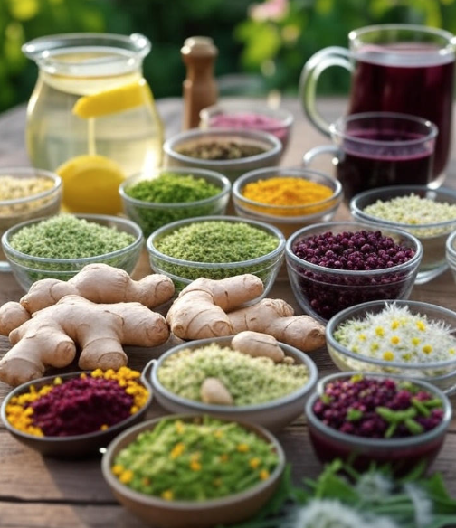 간 해독 관련 사진