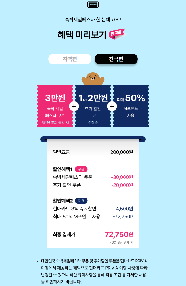 2023.대한민국 숙박대전.숙박세일 페스타.숙박쿠폰.전국편.다운받기 방법.총정리.6월 여행가는 달.대한민국은 절찬 여행 중.국민누구나3만원